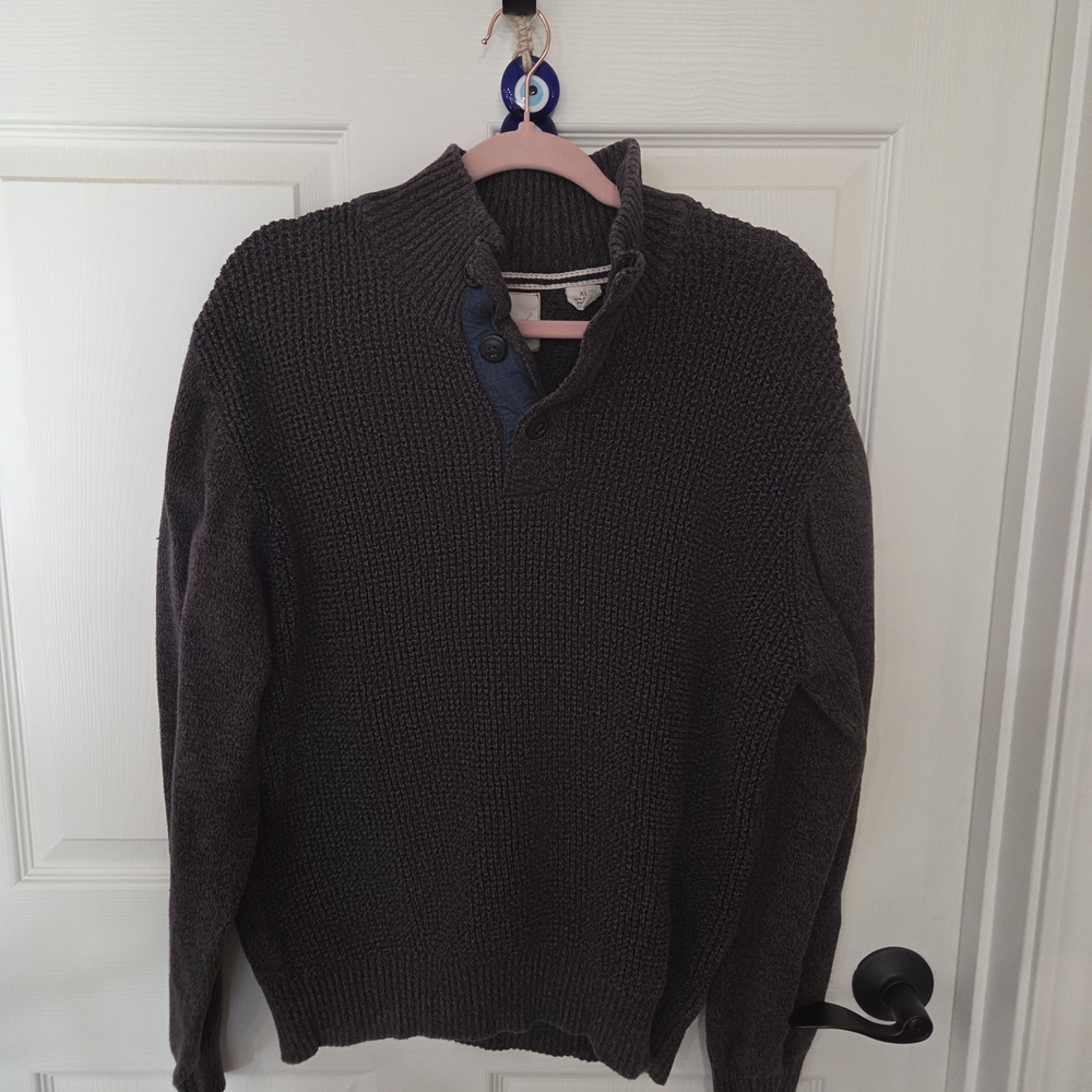 Weatherproof Men's Dark Gray Crewneck Sweater
